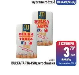 Bułka tarta Mamut promocja w Tomi Markt