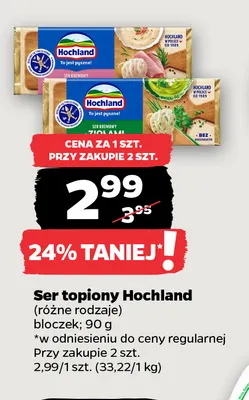 Ser topiony Hochland promocja w Netto