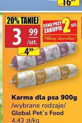 Karma dla psa Global Pet's Food promocja w API Market