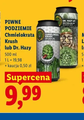 Piwo Piwne Podziemie Chmielokrata Krush promocja w Lidl