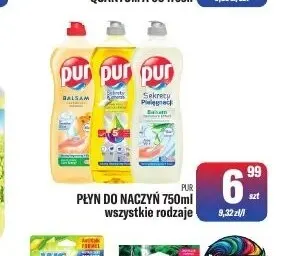 Płyn do naczyń Pur promocja w Tomi Markt