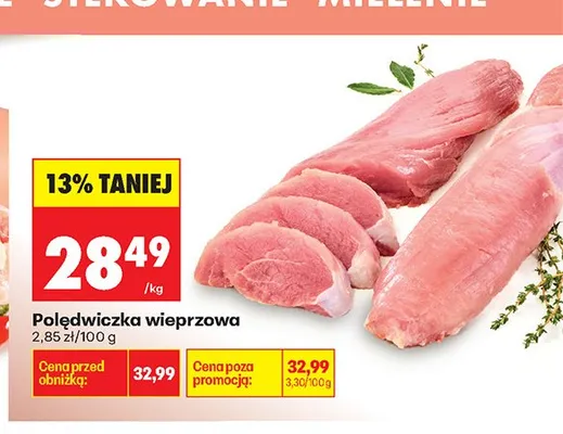Polędwiczka wieprzowa promocja w Biedronka