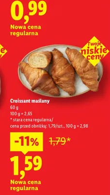 Croissant maślany promocja w Lidl