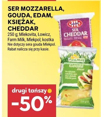 Ser Mozzarella Mlekovita promocja w Stokrotka