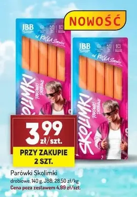 Parówki drobiowe Skolimki JBB promocja w Avita