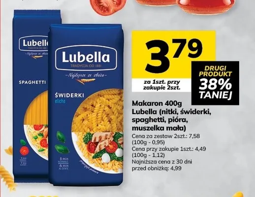 Makaron Lubella nitki promocja w Hitpol