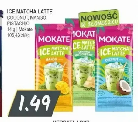 Ice Matcha Latte Mokate Mango promocja w Słoneczko