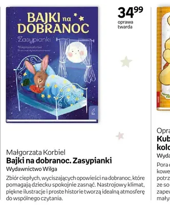 Książka Bajki na dobranoc. Zasypianki oprawa twarda promocja w Dzień Dziecka