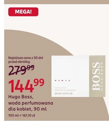 Woda perfumowana dla kobiet promocja w Rossmann