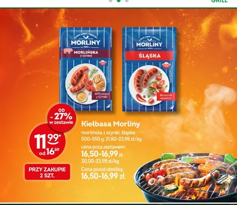 Kiełbasa Morlińska z szynki Morliny promocja w Żabka