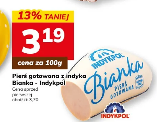 Pierś gotowana z indyka Bianka promocja w Hitpol