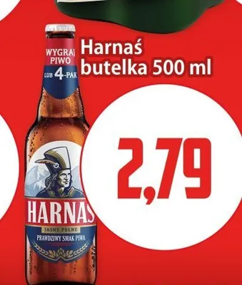Piwo Harnaś Jasne Pełne promocja w Kupiec