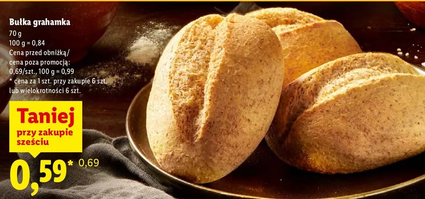 Bułka grahamka Lidl promocja w Lidl