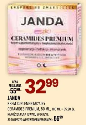 Krem uzupełniający Ceramides Premium promocja w Drogerie Natura