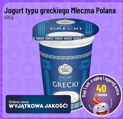 Jogurt typu greckiego promocja w POLOmarket