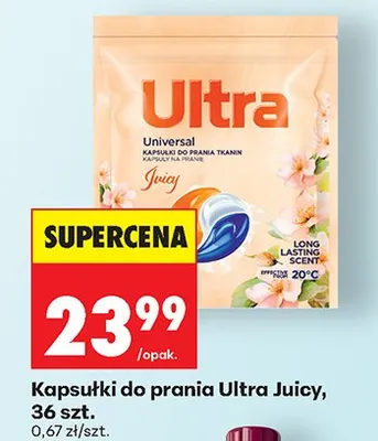 Kapsułki do prania Juicy promocja w Biedronka