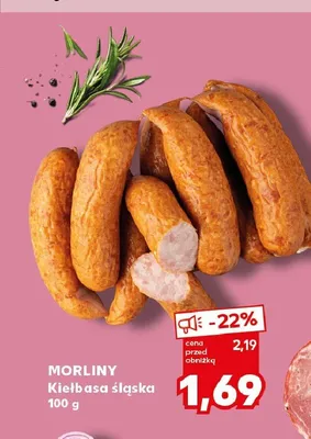 Kiełbasa śląska Morliny promocja w Kaufland
