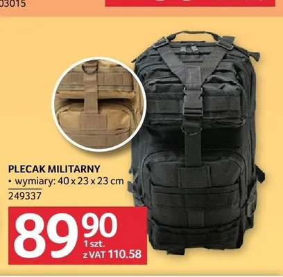 Plecak militarny promocja w Selgros