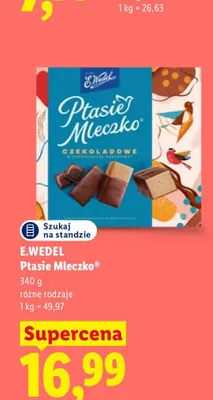 Ptasie Mleczko E.Wedel promocja w Lidl