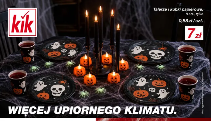 Talerze papierowe promocja w KiK