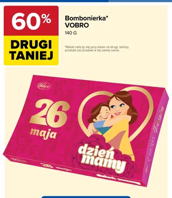 Bombonierka VOBRO promocja w Carrefour