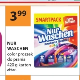 Proszek do prania color Nur Waschen promocja w Drogerie Laboo