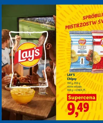 Chipsy Lay's Polska Kiełbasa promocja w Lidl