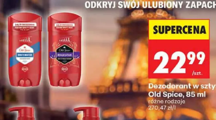 Dezodorant w sztyfcie Old Spice Whitewater promocja w Biedronka