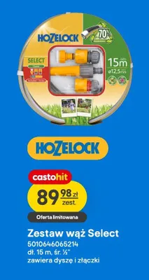Zestaw wąż Select Hozelock promocja w Castorama