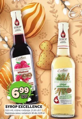 Syrop Excellence różne rodzaje promocja w Stokrotka