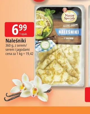 Naleśniki z serem Nasze Specjały promocja w Leclerc