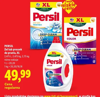 Proszek do prania Persil Expert Freshness Silan Deep Clean XL promocja w Lidl