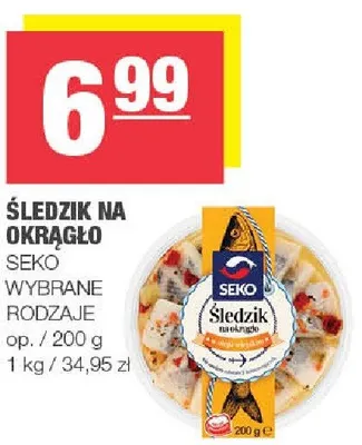 Śledzie na okrągło wybrane rodzaje promocja w SPAR