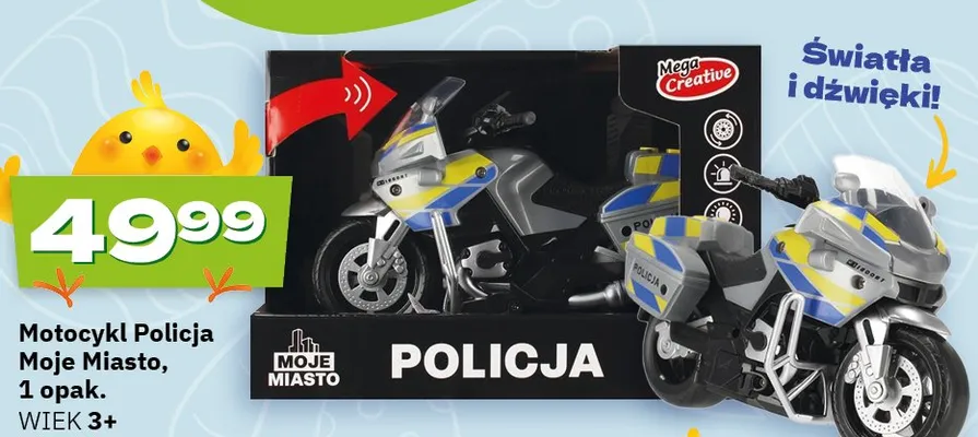 Motocykl Policja Moje Miasto, 1 opak. promocja w Twój Market