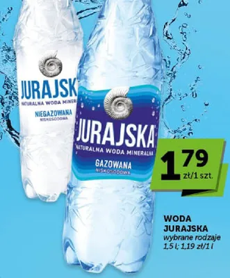 Woda Jurajska wybrane rodzaje promocja w Groszek