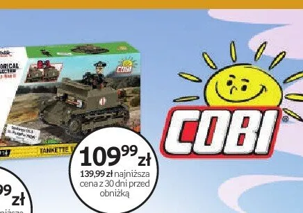 Klocki COBI Tankette promocja w Empik