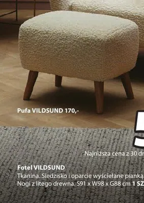 Pufa VILDSUND promocja w Jysk