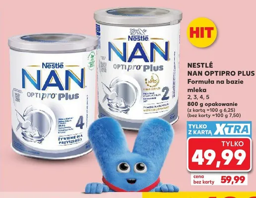 Formuła na bazie mleka Nestlé NAN Optipro Plus 4 promocja w Kaufland
