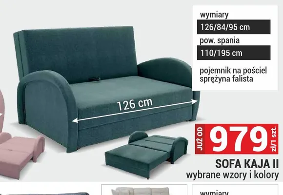 Sofa Kaja Ii promocja w Merkury Market