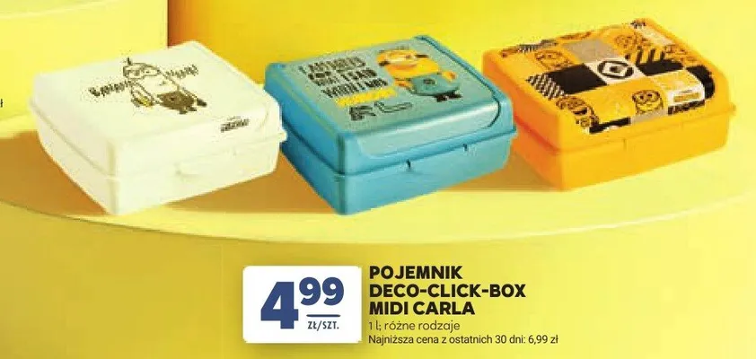 Pojemnik Deco-Click-Box Midi Carla 1l promocja w Stokrotka