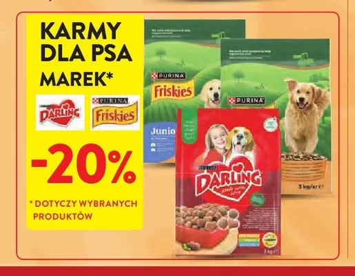 Karma dla psa Purina Friskies Junior promocja w Intermarche