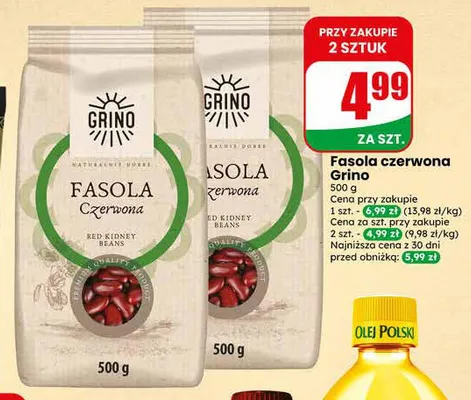 Fasola czerwona Grino promocja w Dino