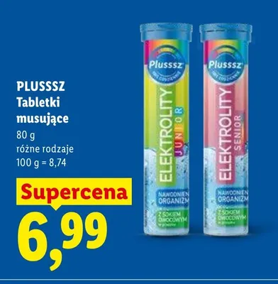 Tabletki musujące promocja w Lidl