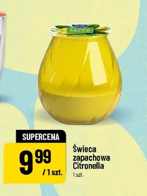 Świeca zapachowa citronella 1szt. promocja w POLOmarket