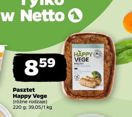 Pasztet Happy Vege promocja w Netto