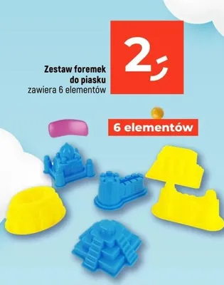 Zestaw foremek do piasku promocja w Dealz