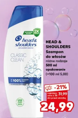 Szampon do włosów różne rodzaje promocja w Kaufland