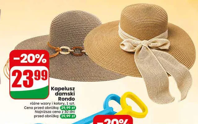 Kapelusz damski Rondo promocja w Dino