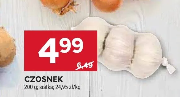 Czosnek promocja w Stokrotka
