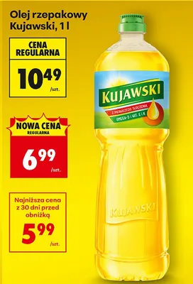 Olej rzepakowy promocja w Biedronka